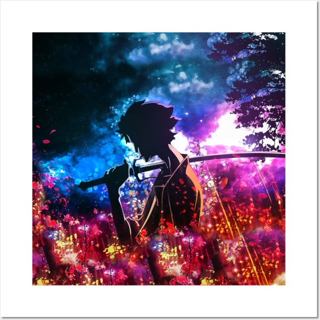 Samurai Champloo sky colors mugen Wall Art by syanart